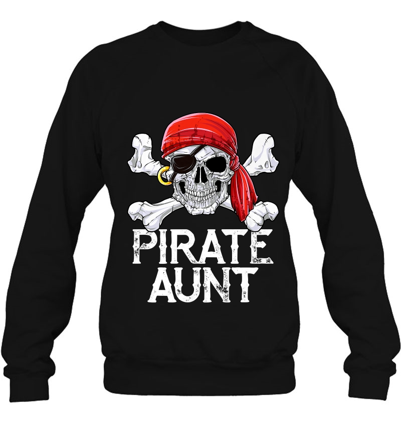 Pirate Aunt Jolly Roger Flag Skull & Crossbones Tees Premium Mugs