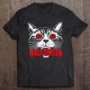 Purr Evil Satanic Cat Halloween Gift For Cat Lovers Tee