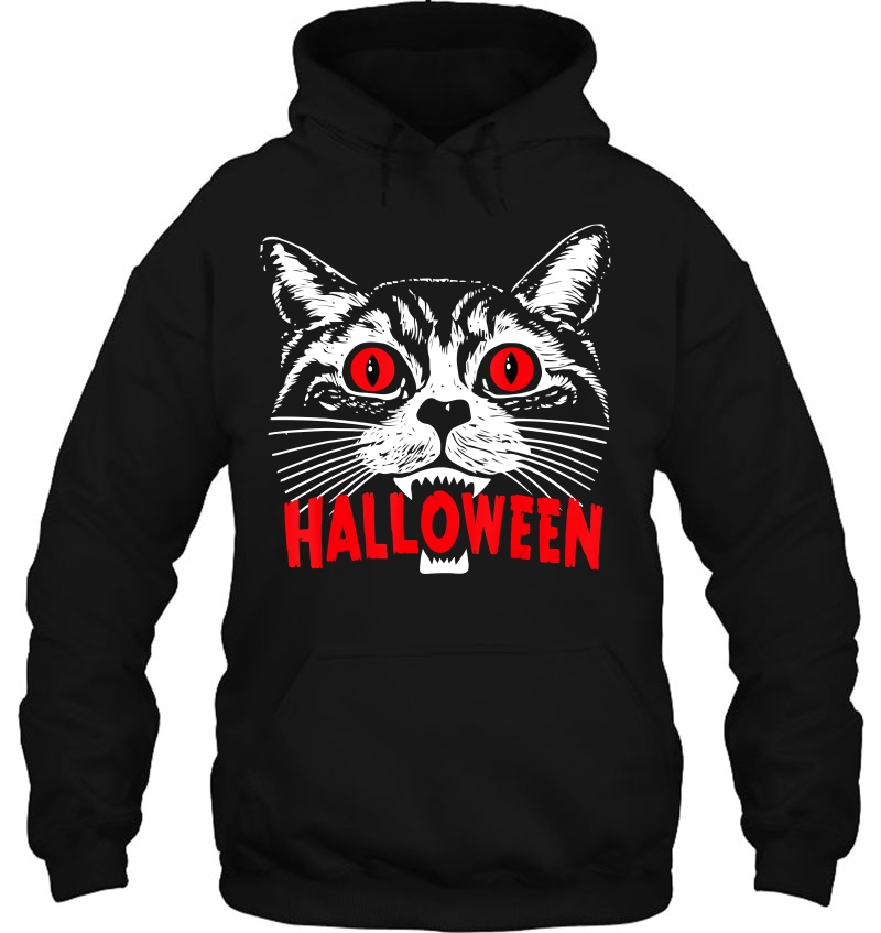 Purr Evil Satanic Cat Halloween Gift For Cat Lovers Hoodie