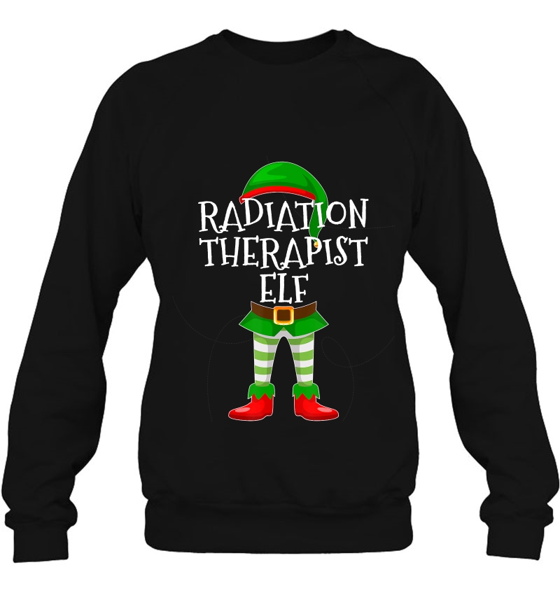 Radiation Therapist Elf Matching Family Christmas Design Mugs