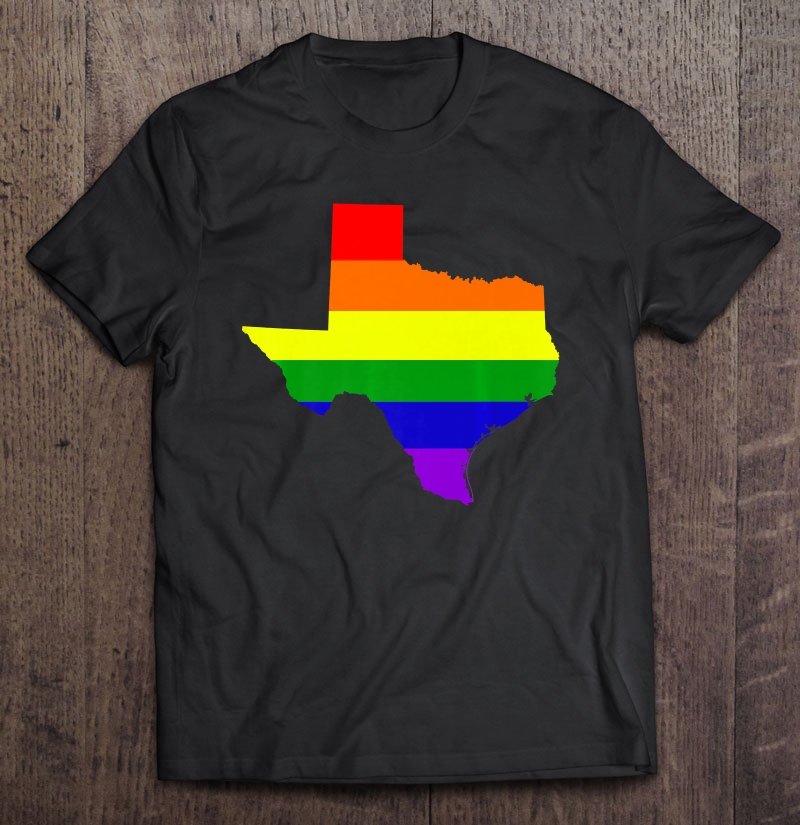 Rainbow Texas Gay Pride Texan Premium Shirt