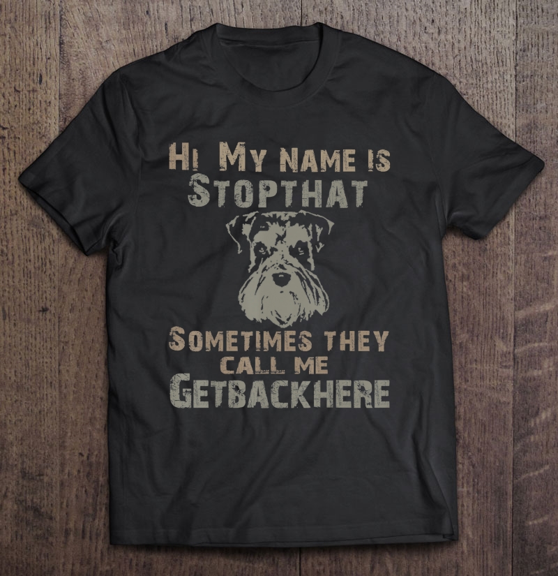 Schnauzer Shirt Schnauzer Dog Shirt