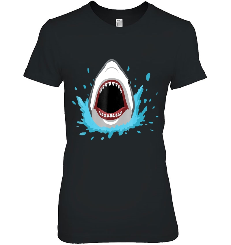 Shark W Braces Funny Razor Sharp Teeth Fish Hoodie