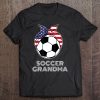 Soccer Grandma Jersey Grandparents American Soccer Players Tee