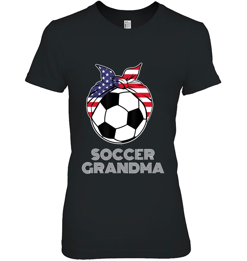 Soccer Grandma Jersey Grandparents American Soccer Players Hoodie