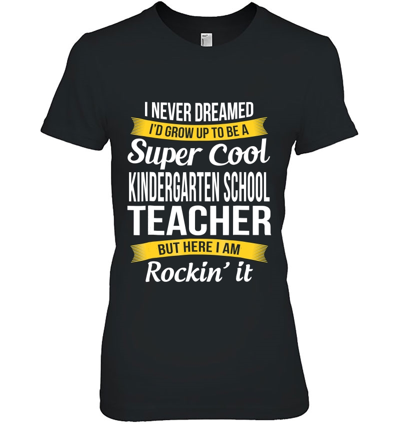 Super Cool Kindergarten School Teacher Funny Gift Hoodie