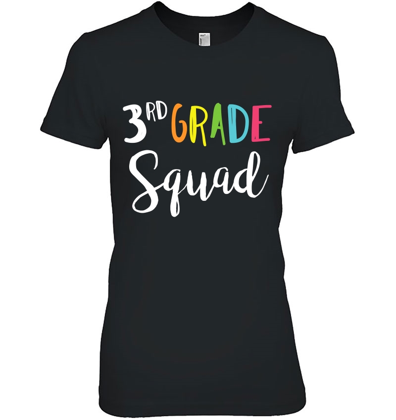 Team 3Rd Third Grade Teacher Back To School Ladies Tee