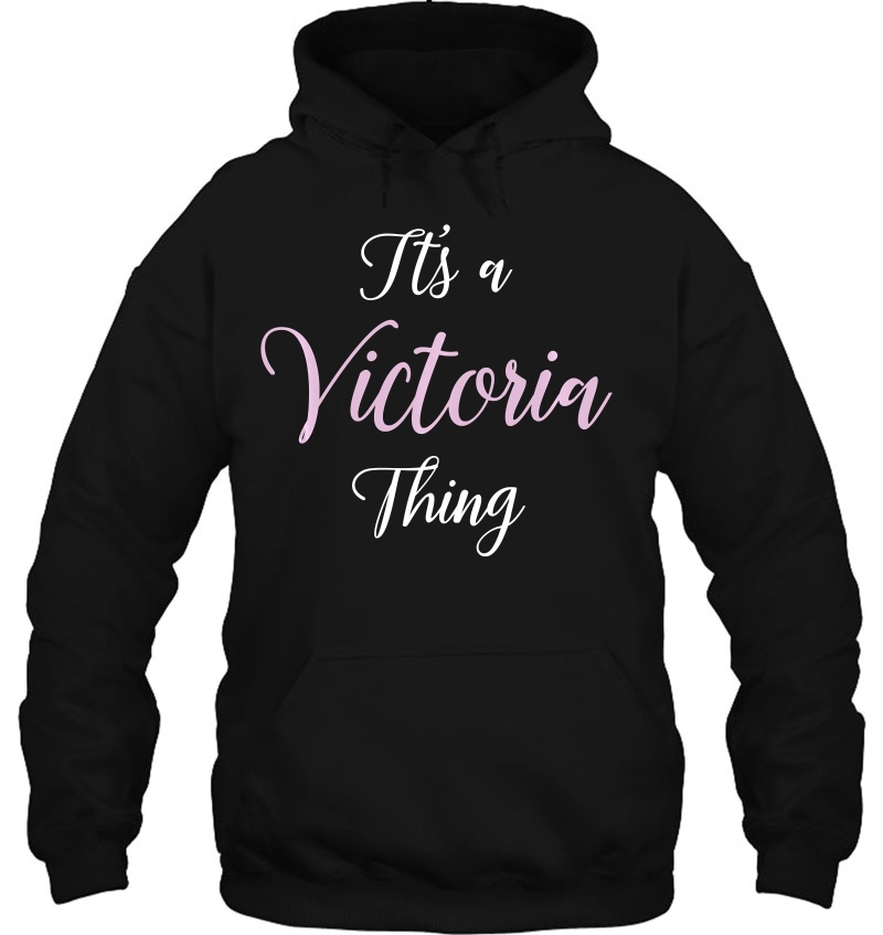 Victoria Name Personalized Women Cute Pink Girl Custom Hoodie