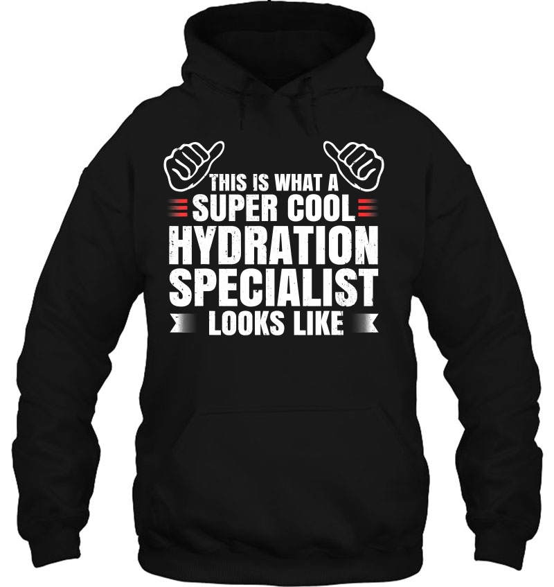 Water Boy Crew Hydration Specialist Team Manager Humor Hoodie