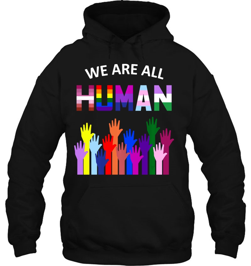 We Are All Human Lgbt Flag Ally Pride Mugs