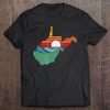 West Virginia Outdoors Retro Nature & Mountains Tee