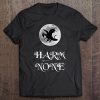 Wiccan Dragon Moon Harm None Tee