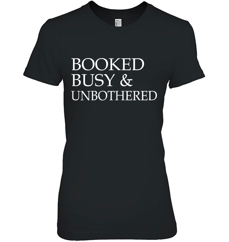 Womens Booked Busy And Unbothered Hoodie