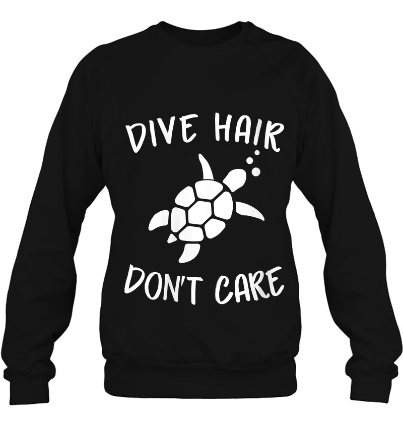 Womens Dive Hair Don't Care Diver Turtle Lover Mugs