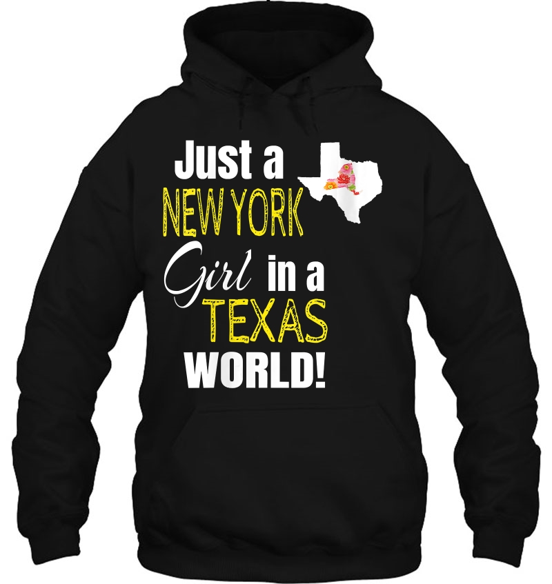 Womens Just A New York Girl In A Texas World Cute Mugs