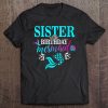 Womens Sister Of The Birthday Mermaid Matching Family Tee