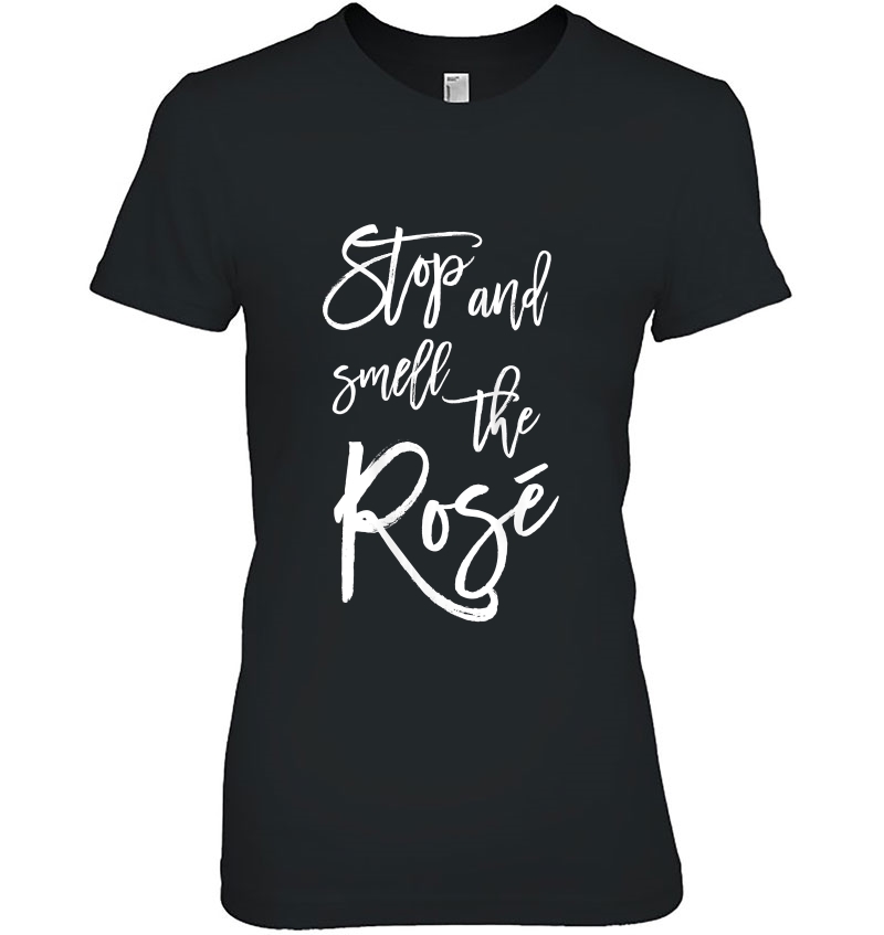 Womens Stop And Smell The Rose Cute Bachelorette Party Bride Wine Hoodie