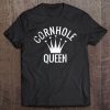 Womens Vintage Cornhole Queen - Cornhole Champion Crown Tee