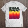 34Th Birthday Vintage Retro 80S Style 1986 Ver2 Tee