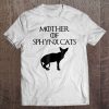 Cute & Unique Black Mother Of Sphynx Cats E010509 Ver2 Tee