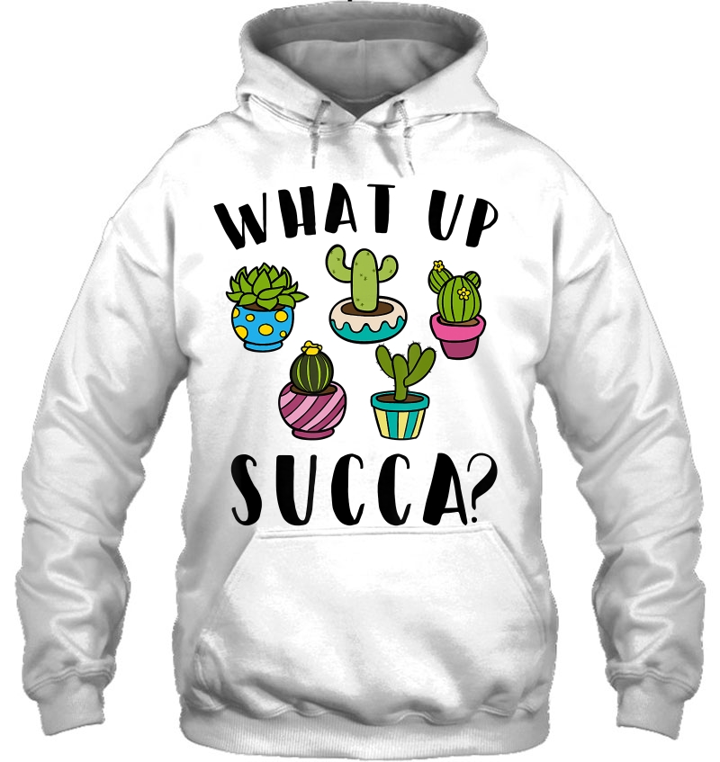 Funny Succulent Gardening Gift What Up Succa Mugs