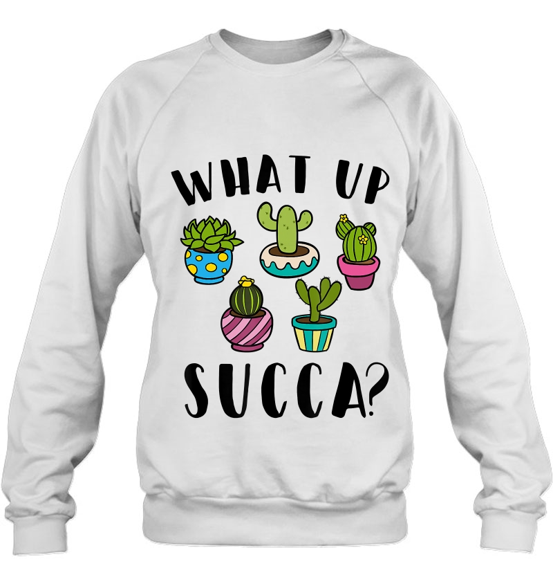 Funny Succulent Gardening Gift What Up Succa Mugs