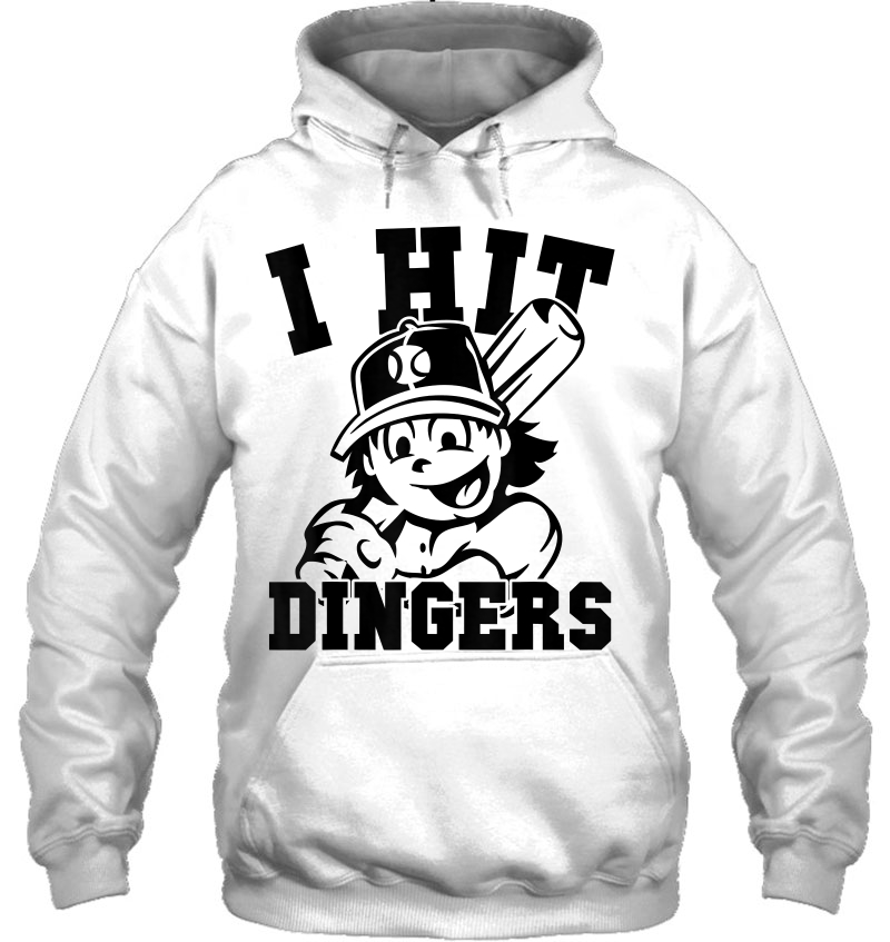 I Hit Dingers Baseball Hoodie