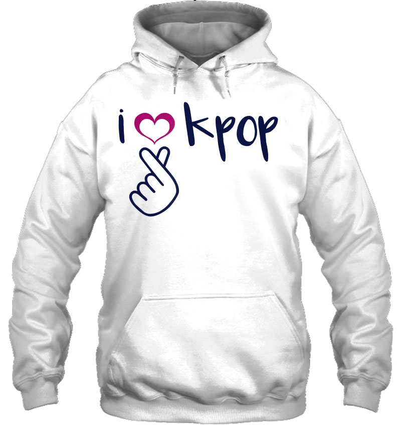 I Love Kpop Music Finger Heart K-Pop Fan Gift Teen Girl Kids Mugs