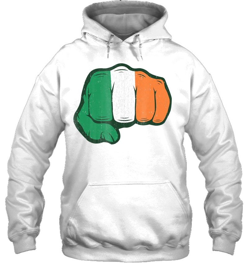 Irish Flag - Vintage Ireland Fist Tee Mugs