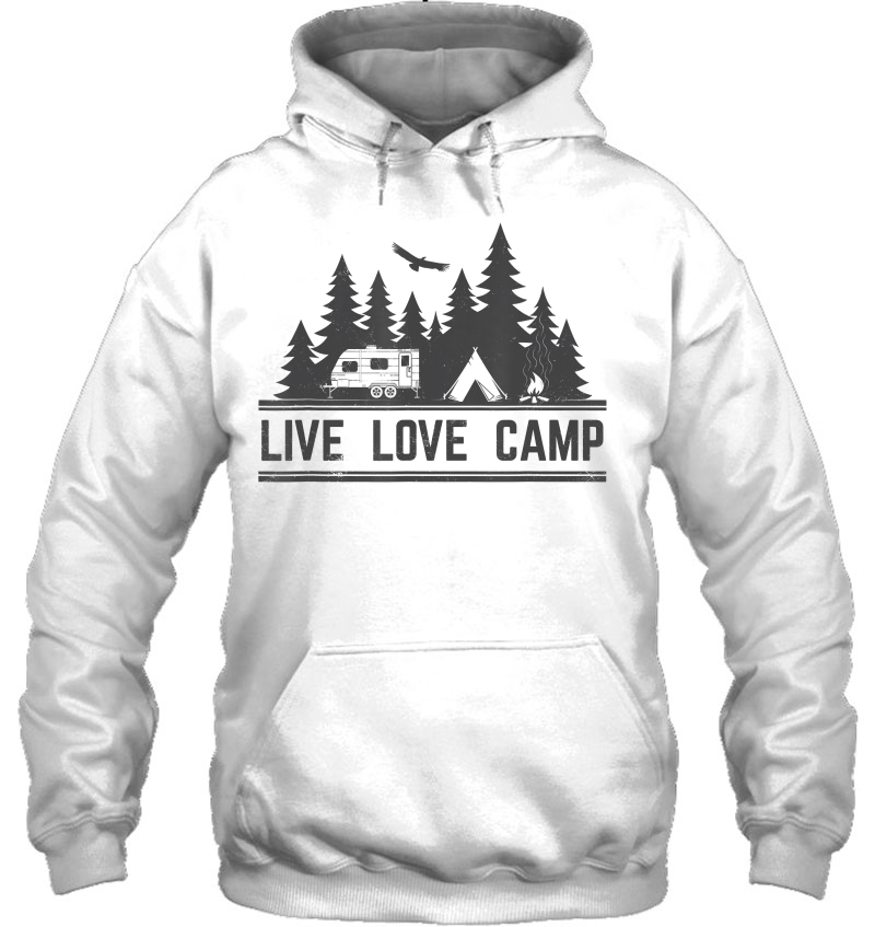 Live Love Camp Tshirt For Campers Who Love Camping Mugs