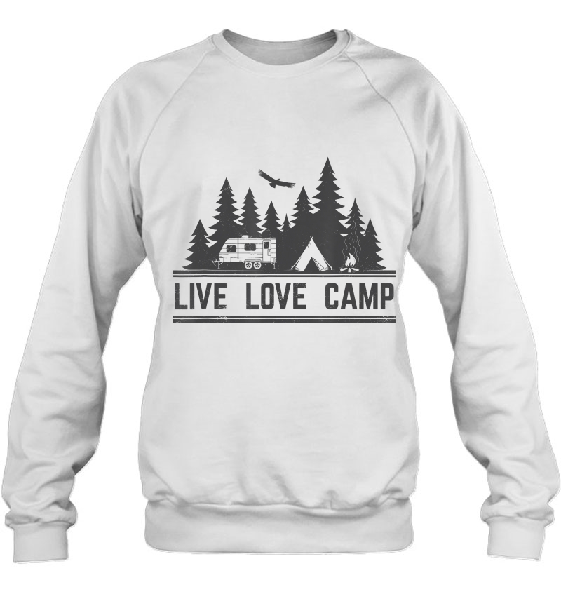 Live Love Camp Tshirt For Campers Who Love Camping Mugs