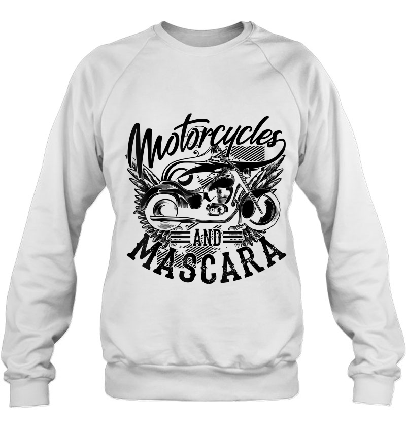 Motorcycles And Mascara Shirt Cute Makeup Motor Lover Gift Mugs