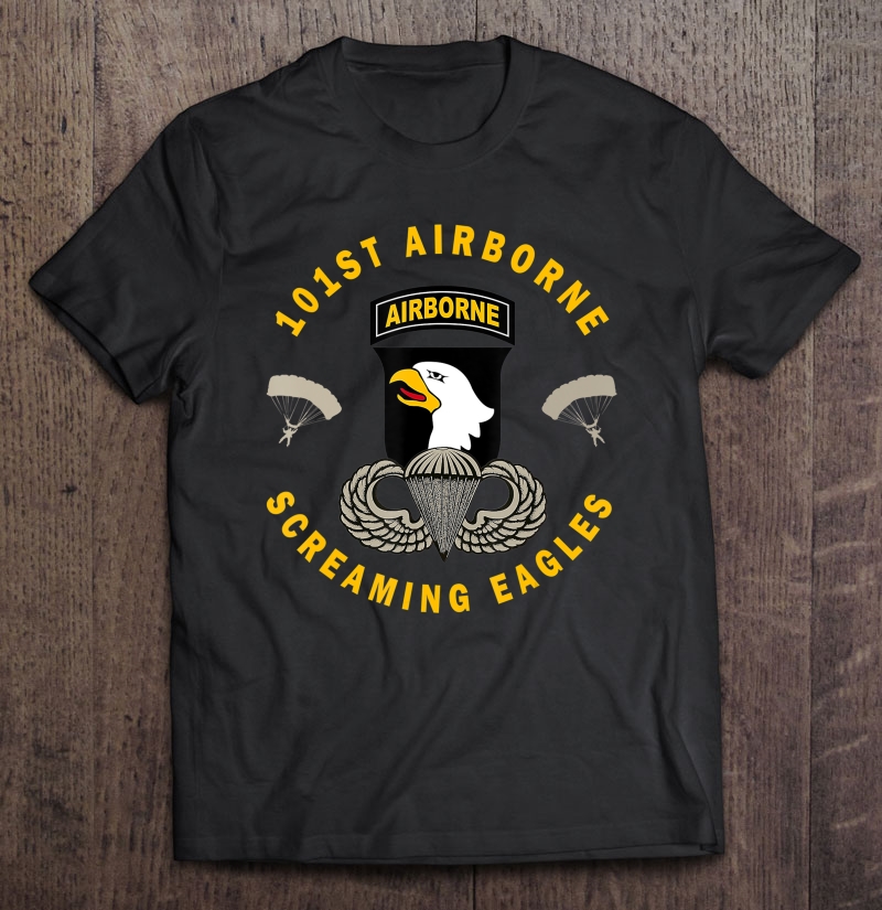 101St Airborne Paratrooper Us Army Veteran Vintage Shirt