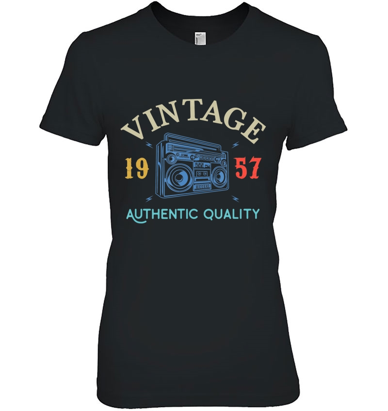 63 Years Old 1957 Vintage 63Rd Birthday Anniversary Gift Ladies Tee