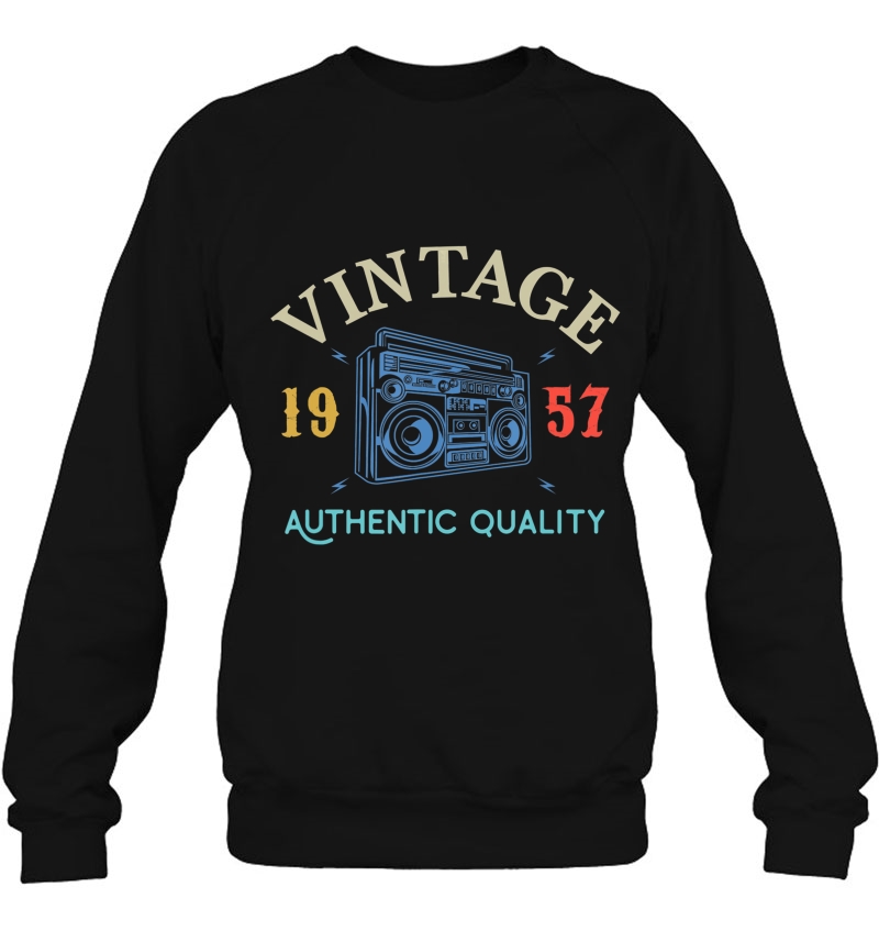 63 Years Old 1957 Vintage 63Rd Birthday Anniversary Gift Sweatshirt