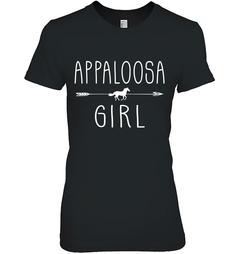 Appaloosa Horse Girl Shirt Gifts Horses Lover Riding Racing Hoodie