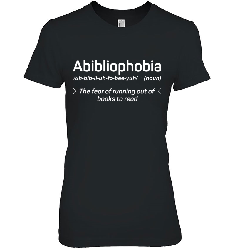 Book Pun About Reading Avid Reader Nerd Lover Abibliophobia Hoodie