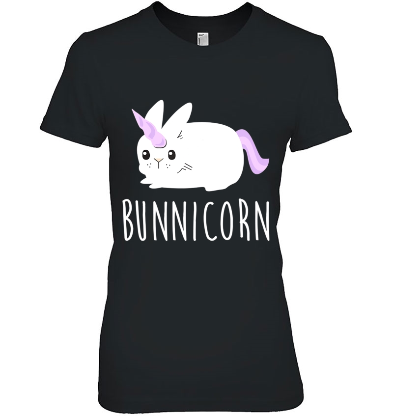 Bunnicorn Shirt, Funny Cute Bunny Unicorn Magic Easter Gift Ladies Tee