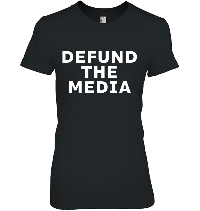 Defund The Media Fake Media Political Protest Gift Hoodie