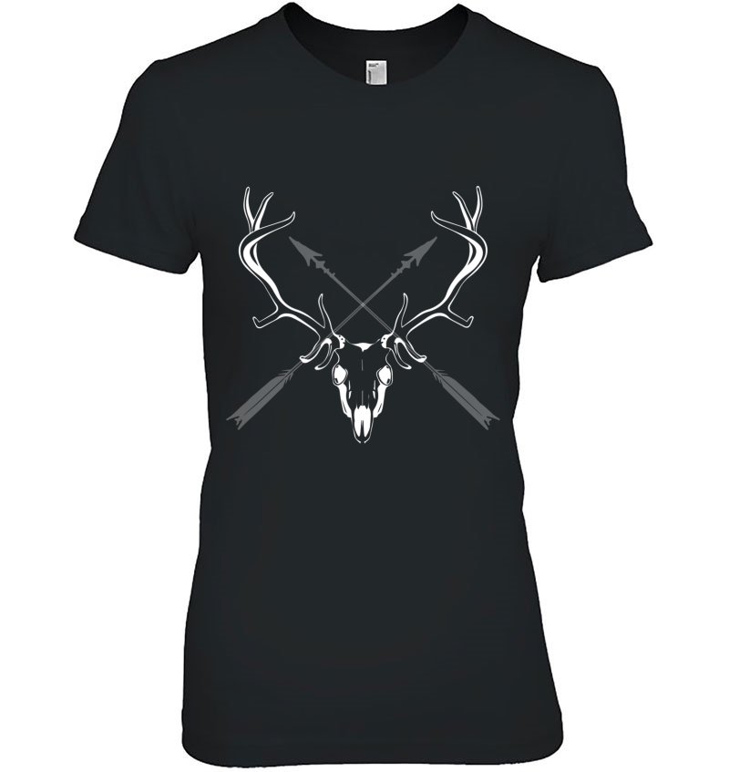 Elk Hunting Gift Design For The Bow Hunters In Your Family Ladies Tee