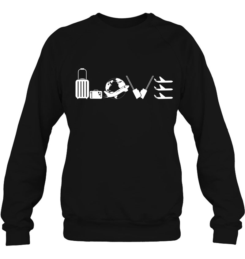 Flight Attendant Tshirt - Love Flight Attendan Sweatshirt