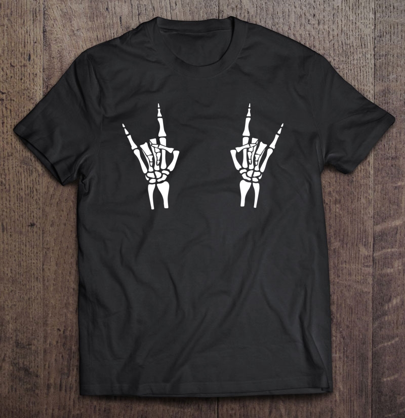 Fun Rock N Roll Skeleton - Cool Rocker Gift Tee Shirt