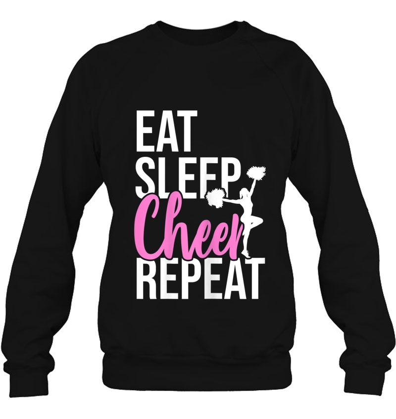 Funny Cute Eat Sleep Cheer Repeat Love Girls Gift Mugs