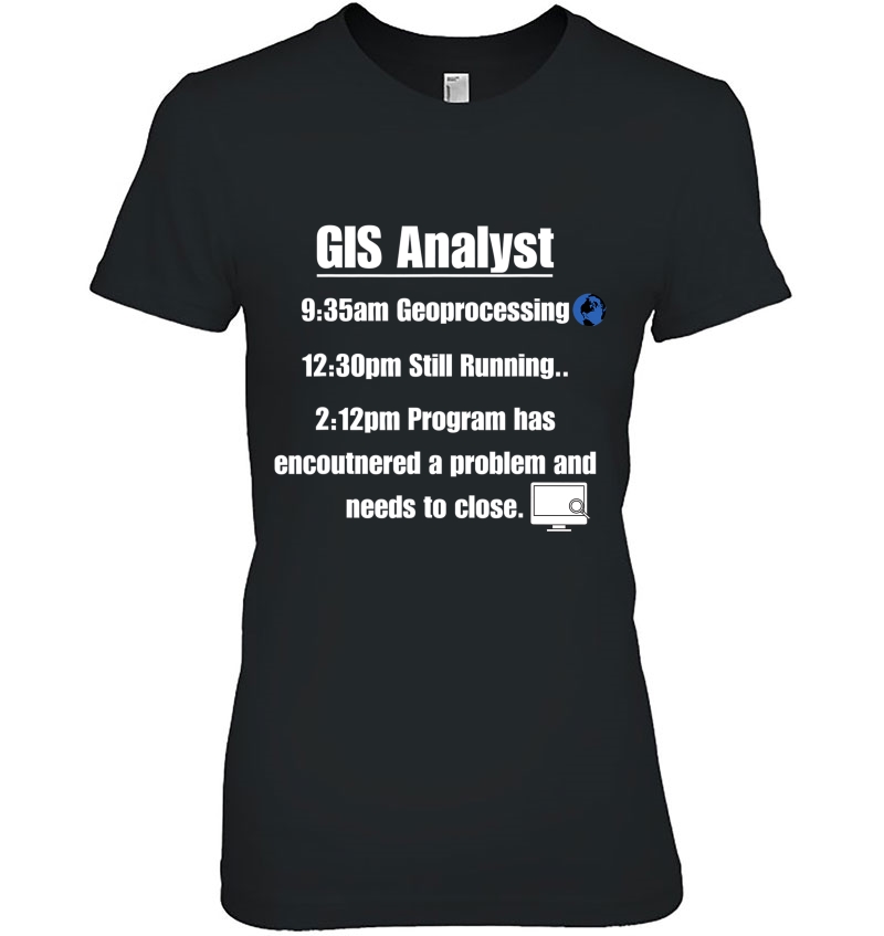 Funny Gis Analyst Hoodie