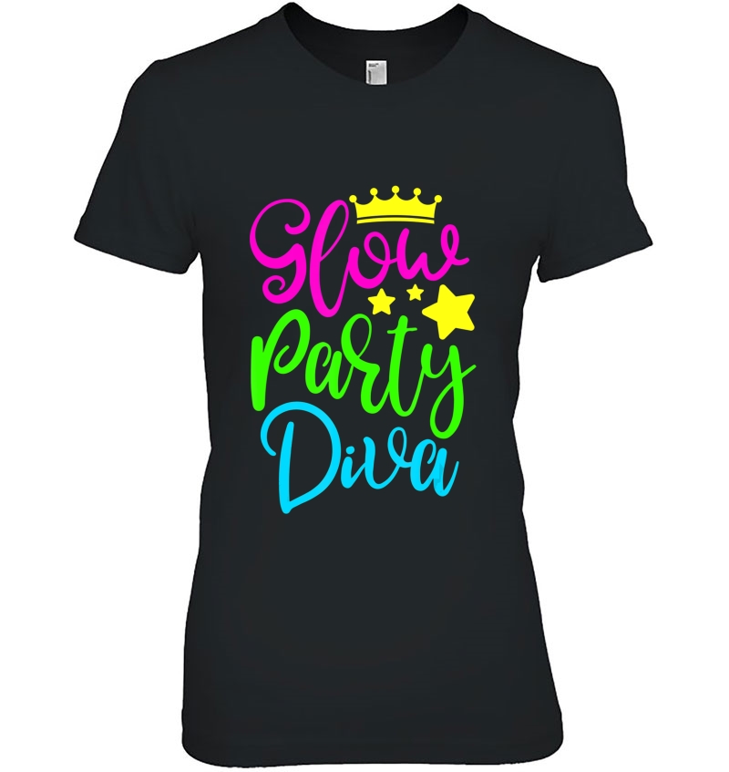 Glow Party Clothing Glow Party Glow Party Diva Ladies Tee