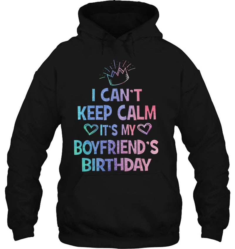 I Can't Keep Calm It's My Boyfriend Birthday Party Mugs