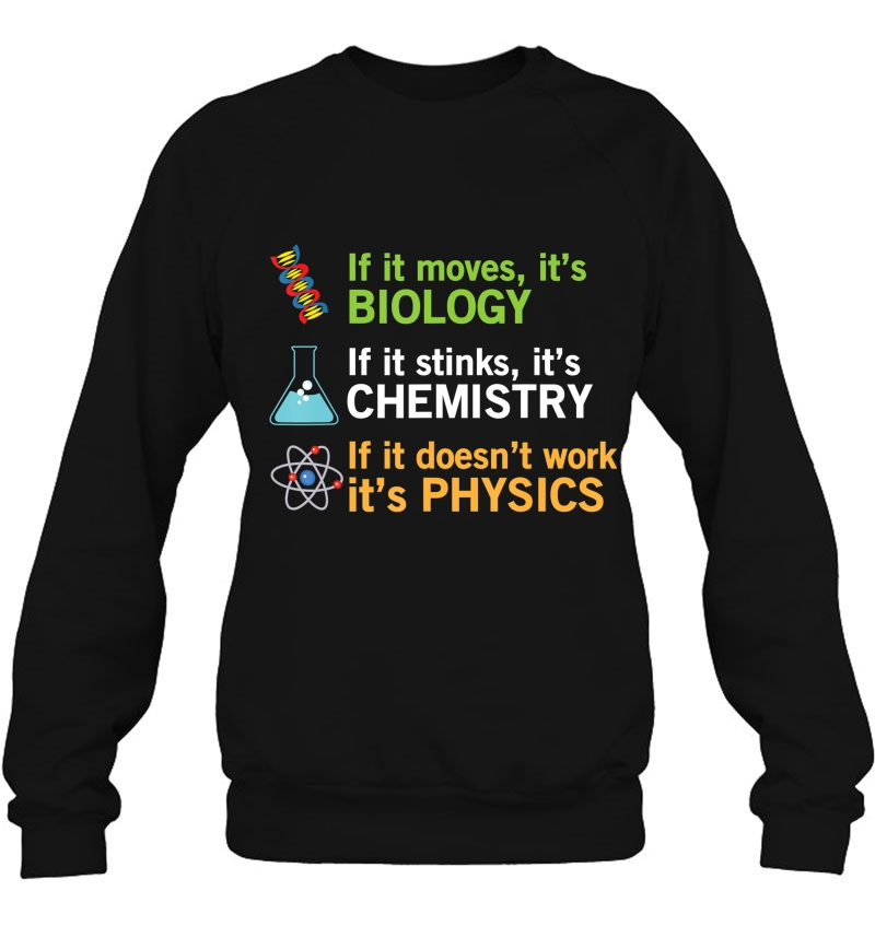 If It Moves It's Biology Stinks Chemistry Physics Mugs