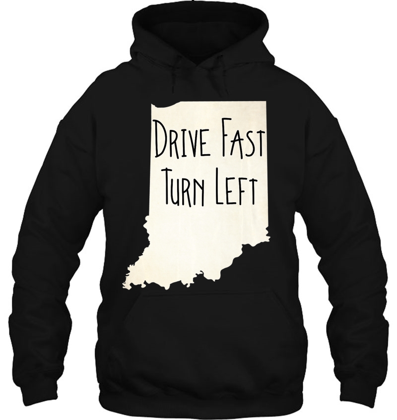 Indiana Drive Fast Turn Left Tee Mugs