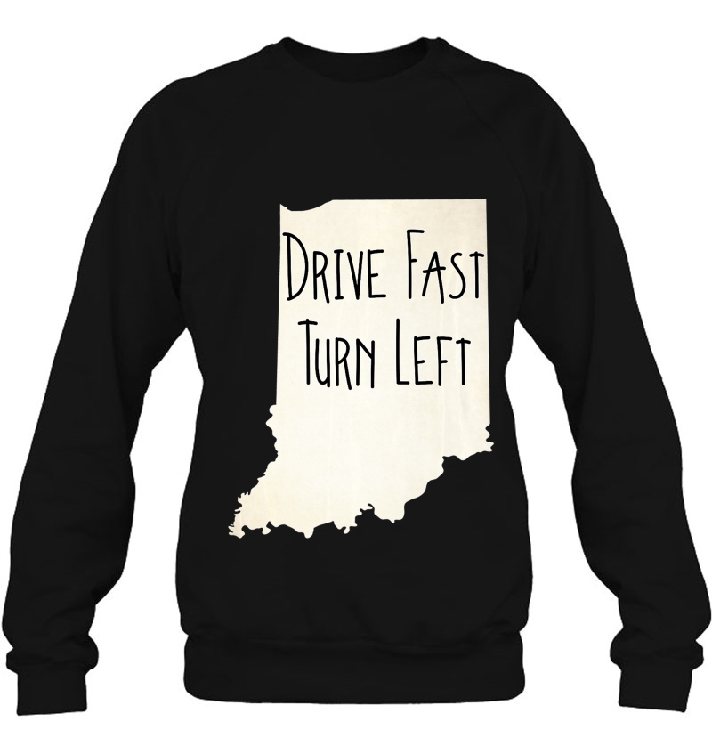 Indiana Drive Fast Turn Left Tee Mugs