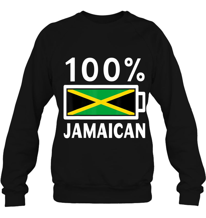 Jamaica Flag 100 Jamaican Battery Power Tee Mugs